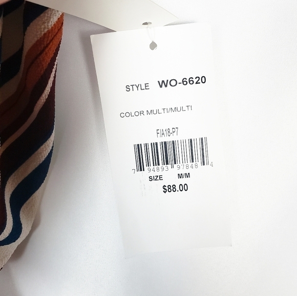 DESIGN LAB multicolor striped jumpsuit - Picture 5 of 6